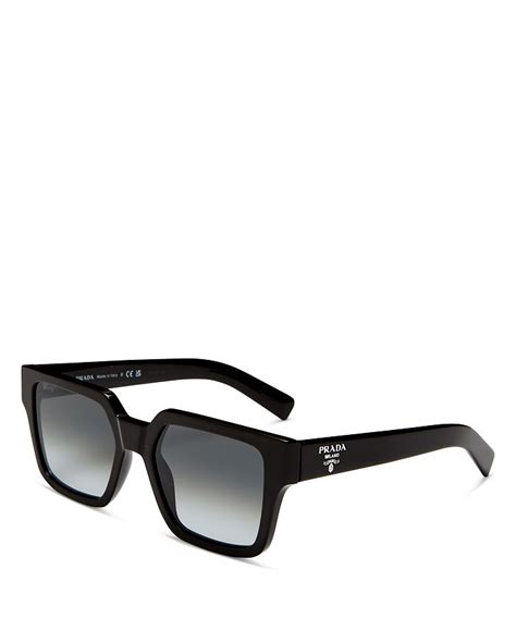 prada 54mm square sunglasses